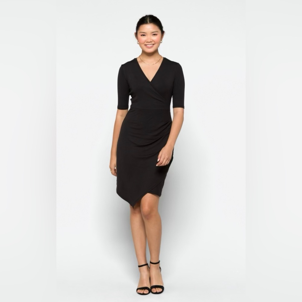 NWT. Goldray Fraidy Knit Surplice Dress